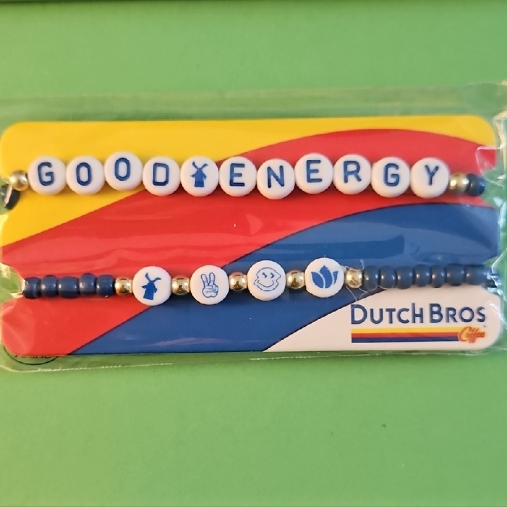 Dutch Bros Coffee Colorful Good Energy Bracelet